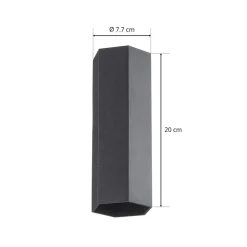 WEVER & DUCRÉ Hexo mini 2.0 væglampe 20 cm sort