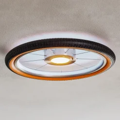 Wheel LED-loftlampe, RGB, sort