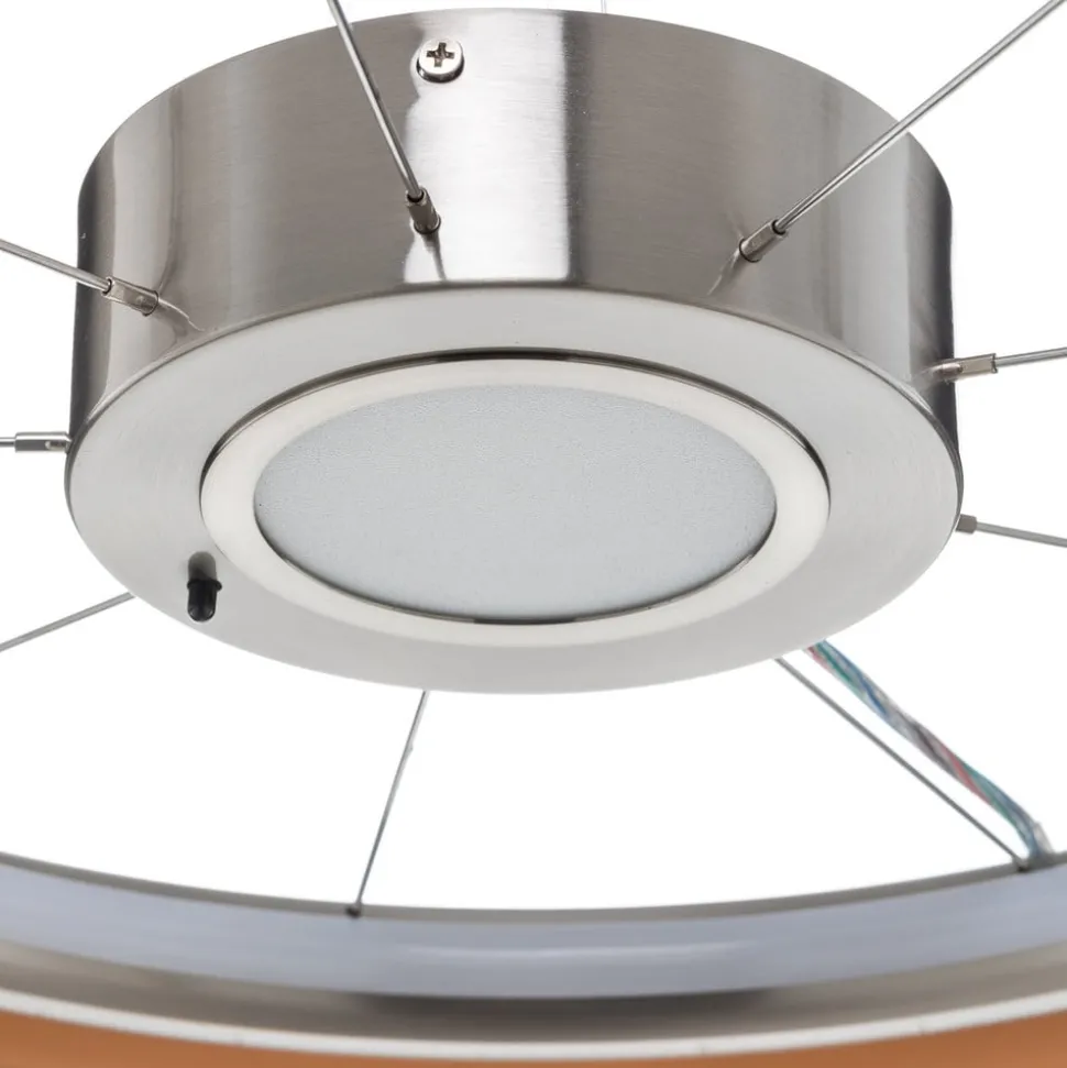 Wheel LED-loftlampe, RGB, sort
