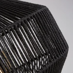 Wicker gulvlampe