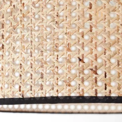 Wiley buet gulvlampe med rattan