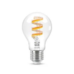WiZ A60 LED-filamentpære WiFi E27 6,3 W RGBW