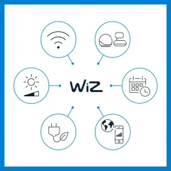 WiZ A60 LED-filamentpære WiFi E27 6,3 W RGBW