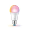 WiZ A60 LED-pære mat WiFi E27 8,5W RGBW 2-pak