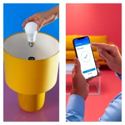 WiZ A60 LED-pære mat WiFi E27 8,5W RGBW 2-pak