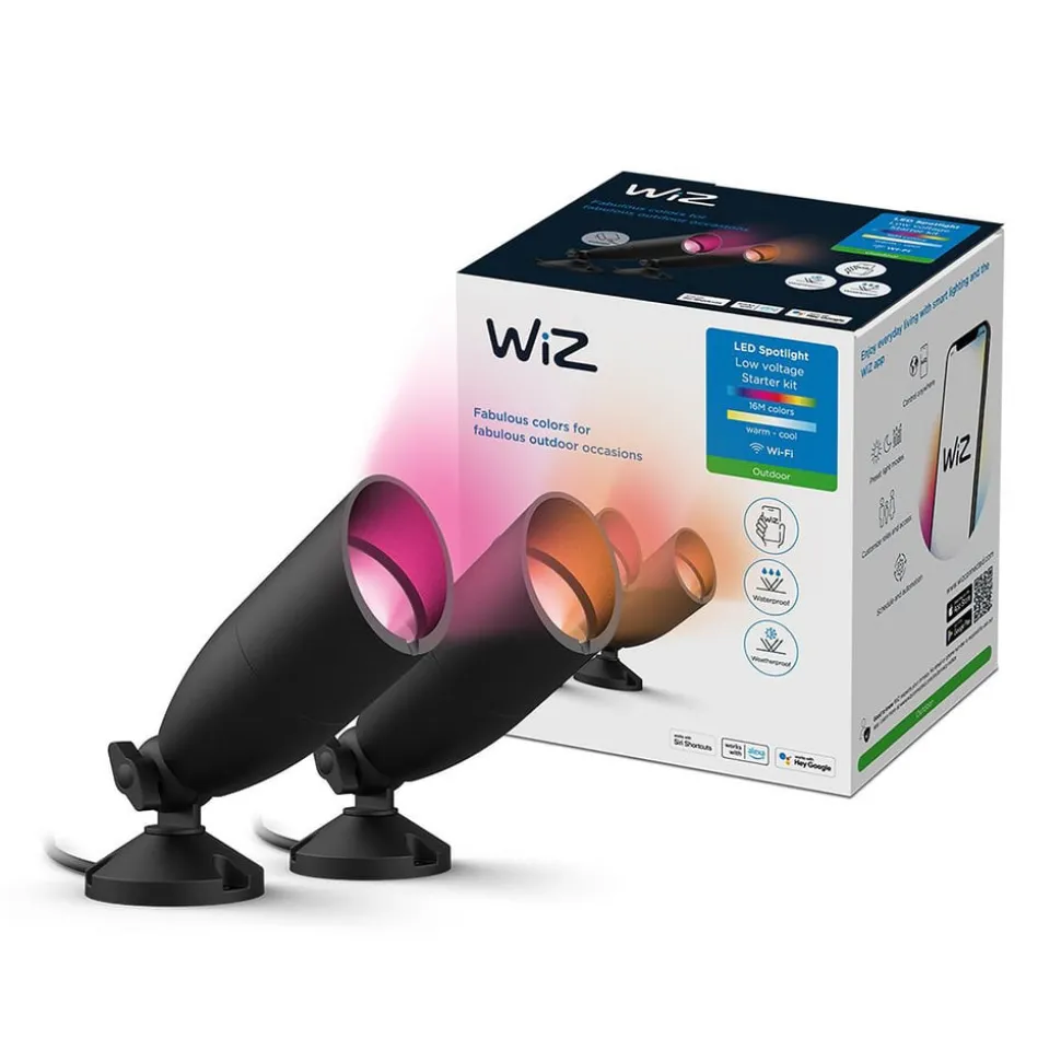 WiZ LED-spot Ground startsæt, dobbeltpakke