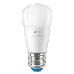 WiZ P45 LED-pære E27 4,9 W dråbeformet satineret RGBW