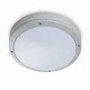 Yen udendørs loftlampe, lysegrå, Ø 28 cm, E27
