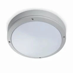 Yen udendørs loftlampe, lysegrå, Ø 28 cm, E27
