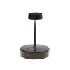Zafferano LED-bordlampe Swap mini, sort, 15 cm IP65