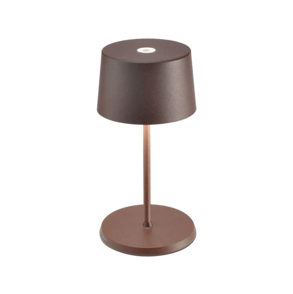 Zafferano Olivia mini 3K bordlampe corten