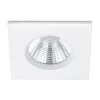 Zagros IP65 LED-indbygningsspot kantet, mat hvid
