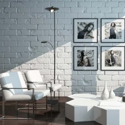 Zenith LED-gulvlampe, læselampe, CCT, metal, sort