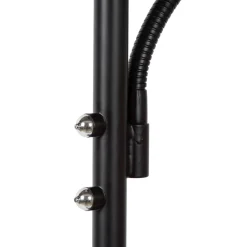 Zenith LED-uplight med LED-læselampe, sort