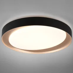 Zeta LED-loftlampe, tunable white, sort/guld
