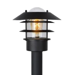 Zico pullertlampe af aluminium, sort
