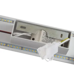 Zig Zag LED-væglampe hvid, bredde 29 cm