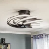 Zoya LED-loftslampe, sort