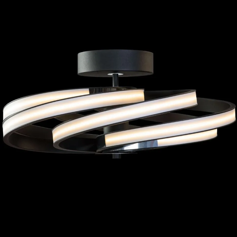Zoya LED-loftslampe, sort