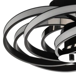 Zoya LED-loftslampe, sort